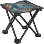 Blue Portable Lightweight Folding Camping Stool