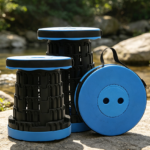 Upgraded Retractable Camping Stool for Adults