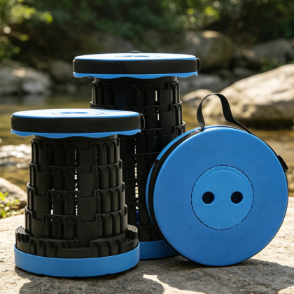 Upgraded Retractable Camping Stool for Adults