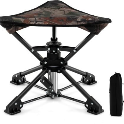 360° Swivel Folding Camping Stool